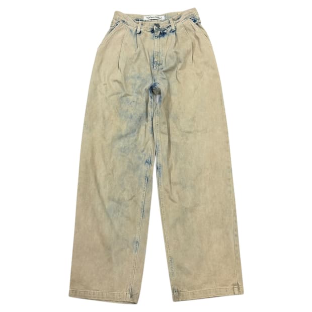 더오픈프로덕트 타이다이 데님 팬츠 바지 베이지 1
