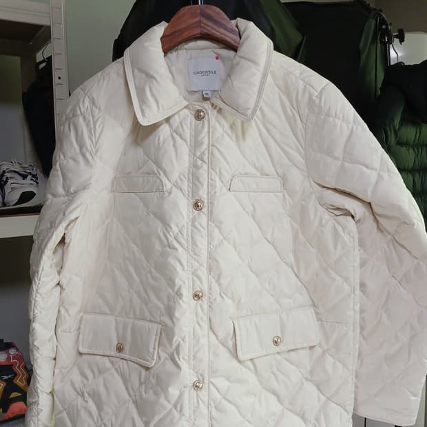 crocodile 크로커다일 레이디 퀄팅 패딩 우먼 점퍼 자켓