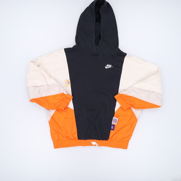 M 나이키 우븐 배색 후드티 0317H1