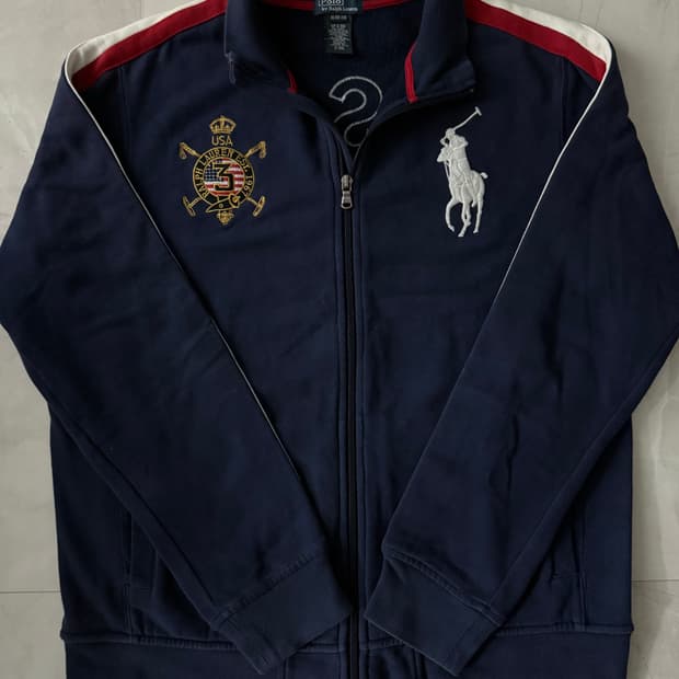 폴로 랄프로렌 빅포니 usa 코튼집업