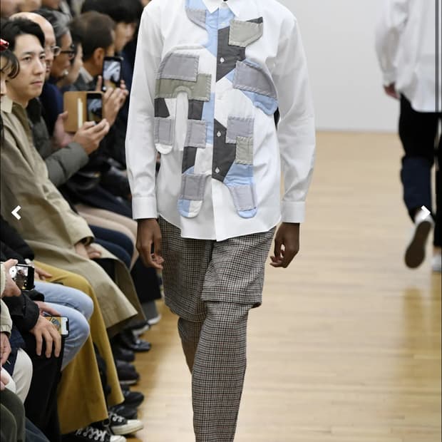 꼼데가르송 shirt 라인 L