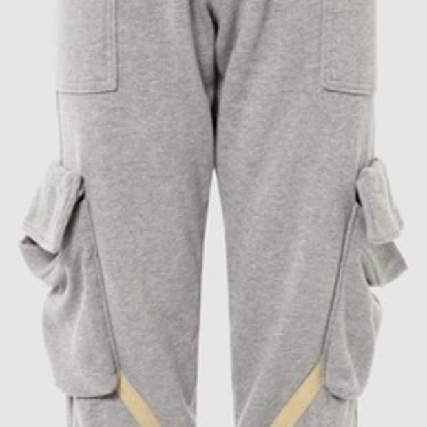 그렉로렌 캔버스 테잎 조거 팬츠