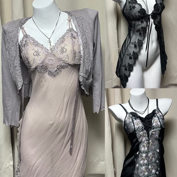 Preview .. sleeveless & cardigan 