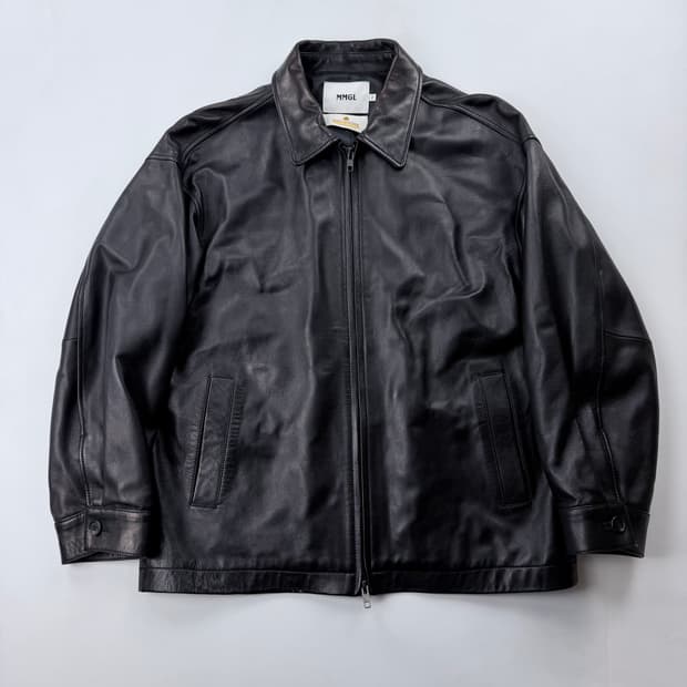 MMGL 이탈리아 램스킨 투웨이 레더자켓