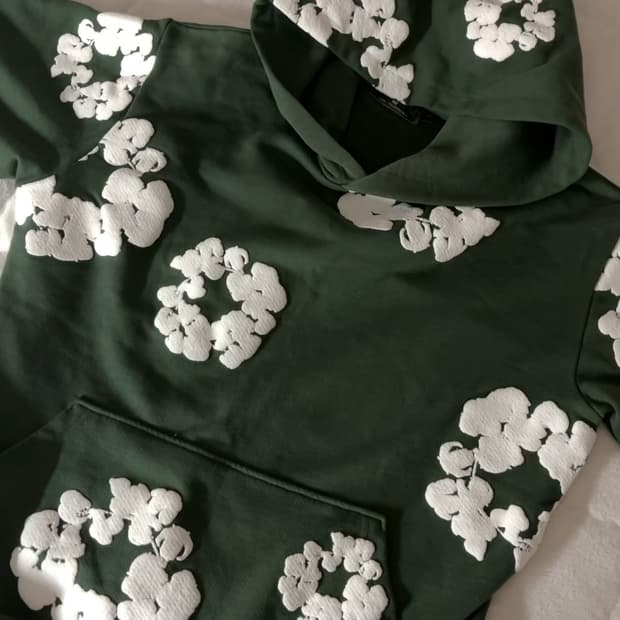 데님티어스 후드티 그린