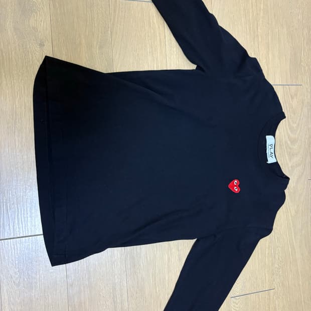 꼼데가르송 롱슬리브(검정)