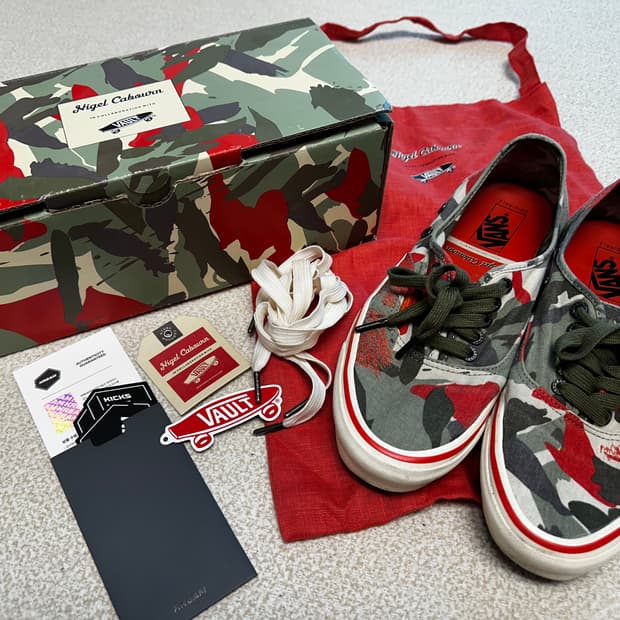 (285) 반스 볼트 x 나이젤 카본 OG 어센틱 LX 아미 그린 카모