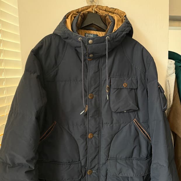 폴로 랄프로렌 헌팅 필드 다운 파카 XXL