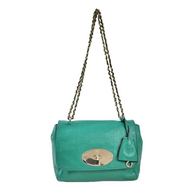 정품 멀버리 그린 가죽 릴리백 (숄더/크로스)