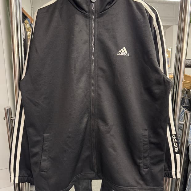 아디다스 빈티지 등판자수 로고 져지