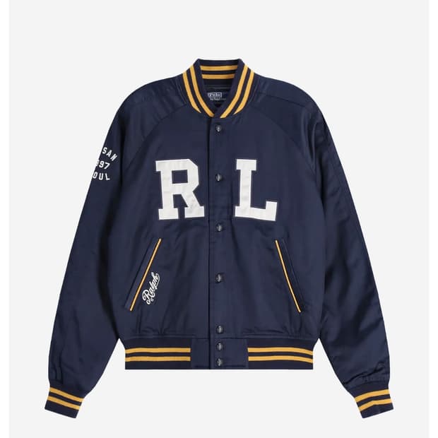 카시나 폴로 랄프로렌 3rd 베이스볼 스타디움 자켓