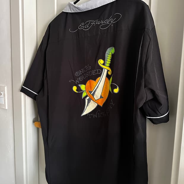 Ed Hardy 에드하디 오픈카라 셔츠