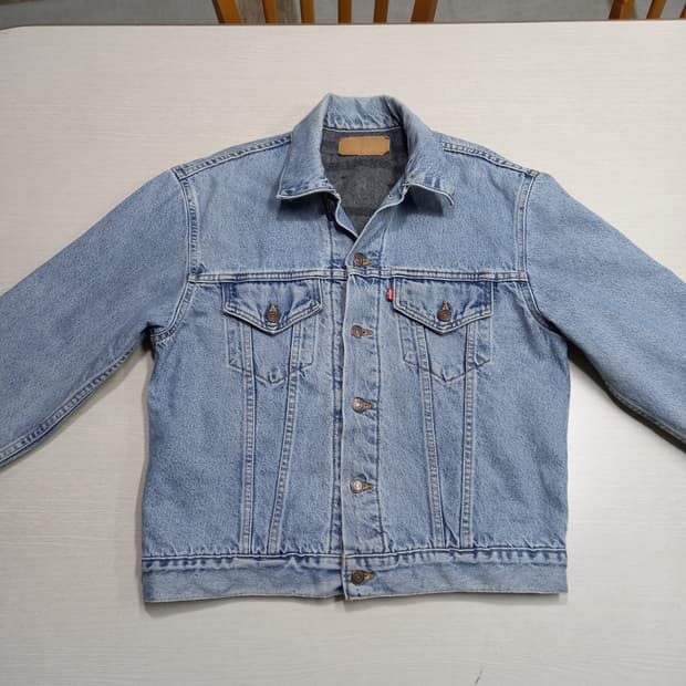 M95 90's 리바이스70505 USA 플란넬 데님자켓 M-996