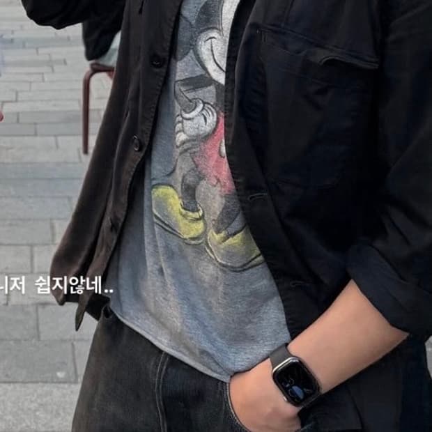 빈티지 미키마우스 티셔츠
