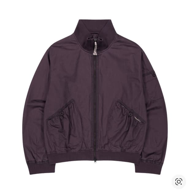 코이세이오 더스티 코튼 봄버 자켓 퍼플 1