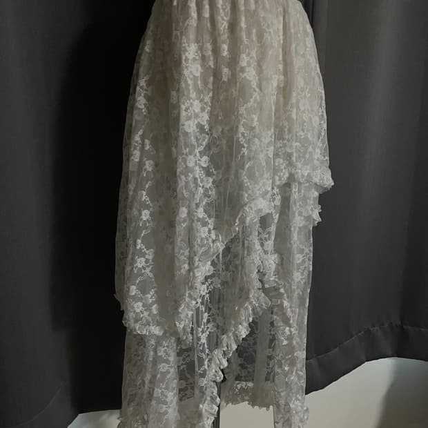 레이스 롱스커트