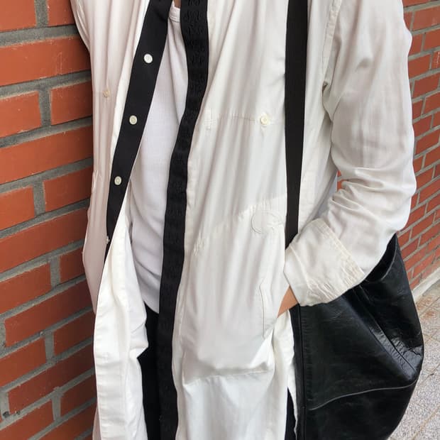 타카히로미야시타더솔로이스트 웨스턴 자수 롱셔츠