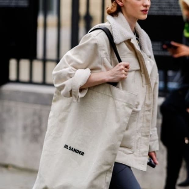 질샌더 XL 에코백 