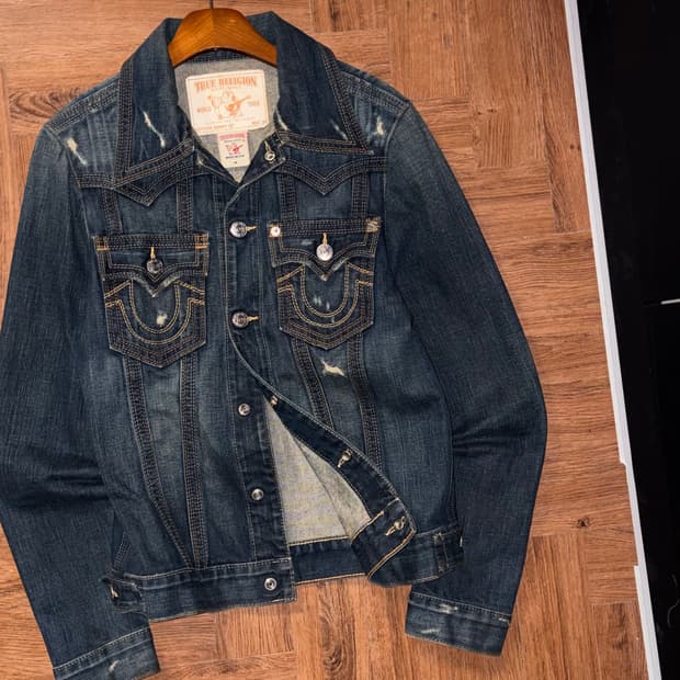 트루릴리젼 데님자켓