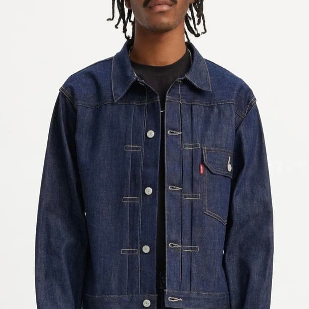 리바이스 LVC 타입 1 자켓_ORGANIC RIGID (XL)