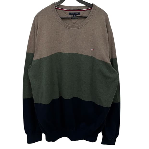 타미힐피거 울 니트