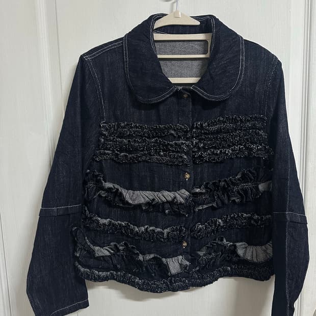 imakokoni girl 흑청 둥근카라 셔츠자켓 도쿄걸