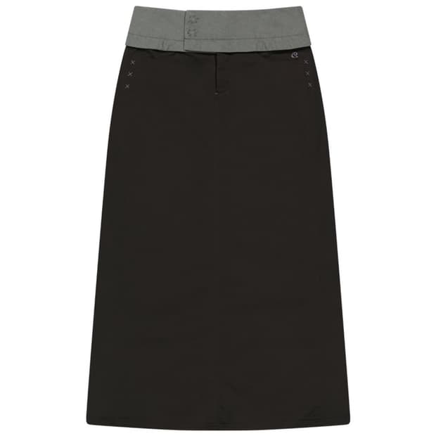 코이세이오 웨이스트 패널 스커트 웜그레이 