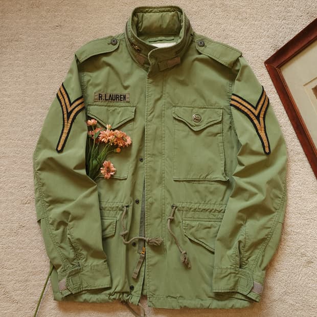 폴로 데님앤서플라이 필드자켓 밀리터리 야상 m65필드 미군자켓 L