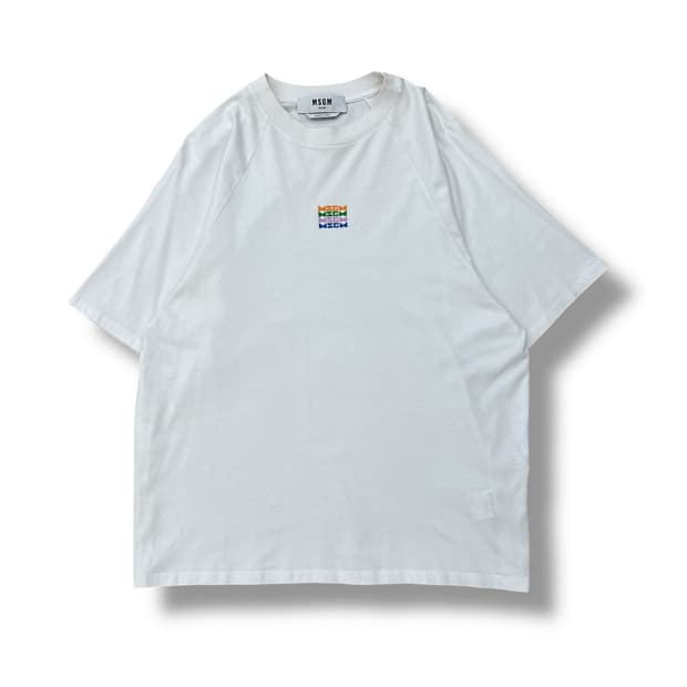 msgm 로고 반팔티 r0047
