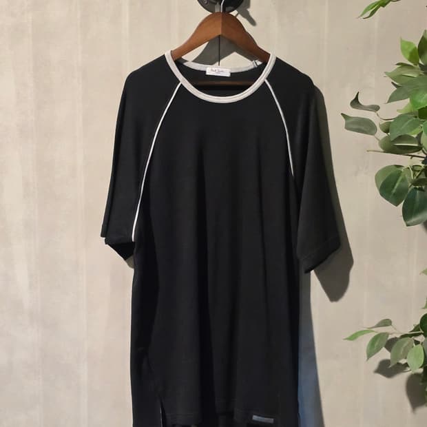 Paul Smith 배색 라인 래글런 니트 티셔츠
