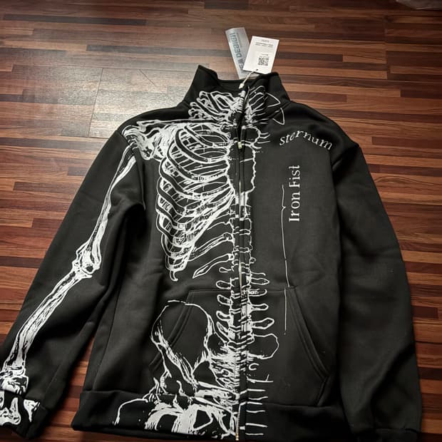 펑크 스켈레톤 집업