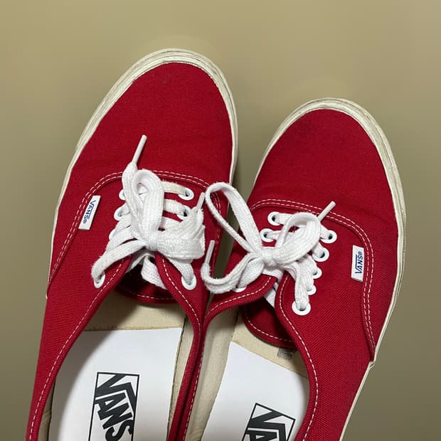 반스 볼트 OG 레드 285