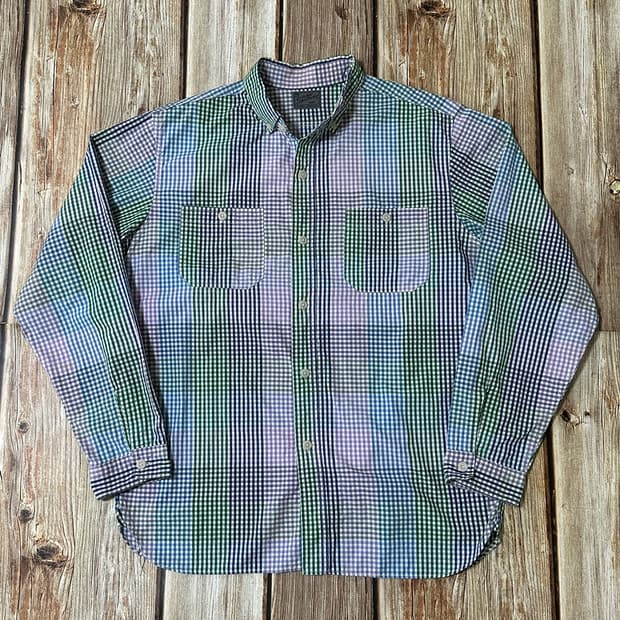 조맥코이 크레이지 패턴 B.D 워크 셔츠 L 사이즈