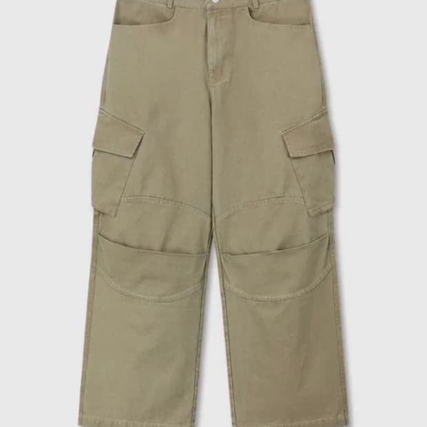 다이브인 무민서 워시드베른카고팬츠