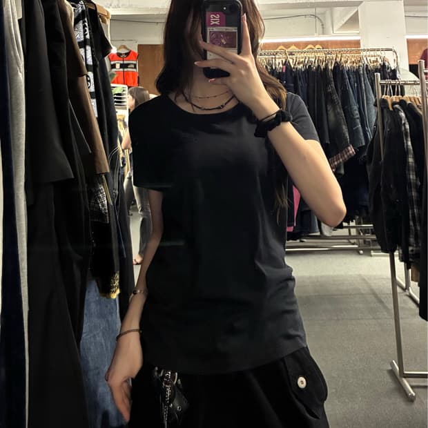 XL)Von Dutch 빈티지 여성 프린팅 반팔