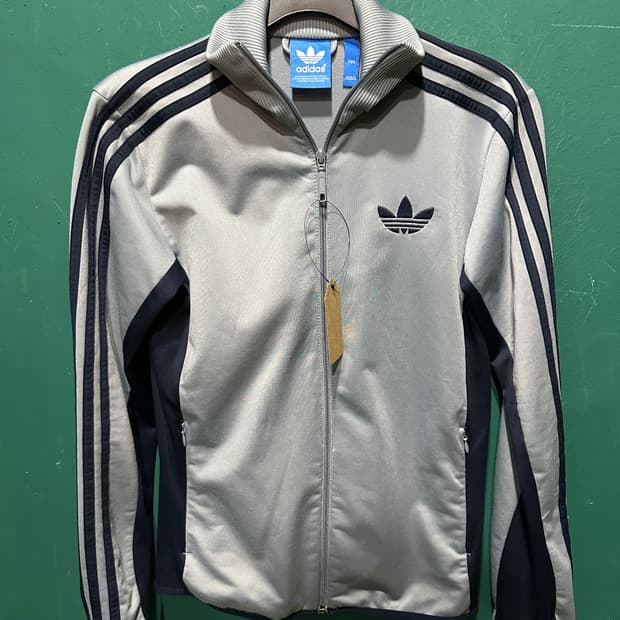 아디다스 트랙탑져지 실버 95