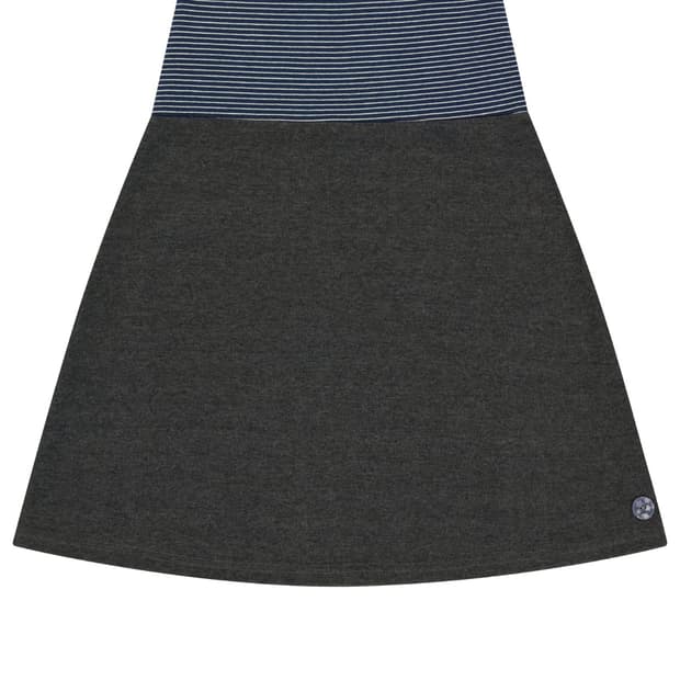 코이세이오038 STRIPE SKIRT DARK GREY