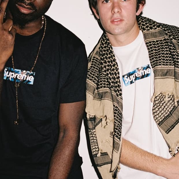 (S) Slawn 슈프림 패러디 로고 티