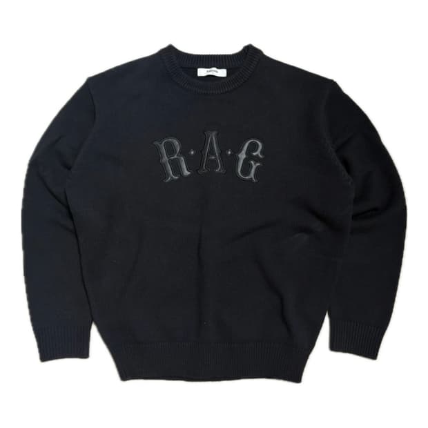 에잇세컨즈 패치 자수 니트 