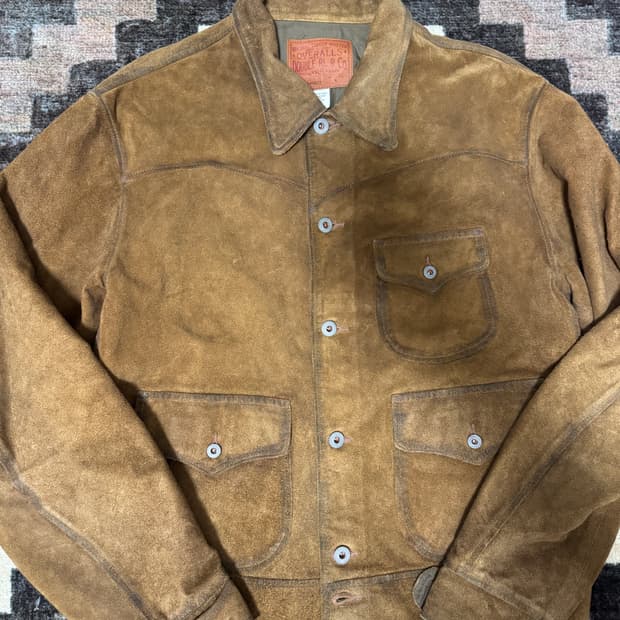 RRL 더블알엘 러프아웃 스웨이드 자켓 L