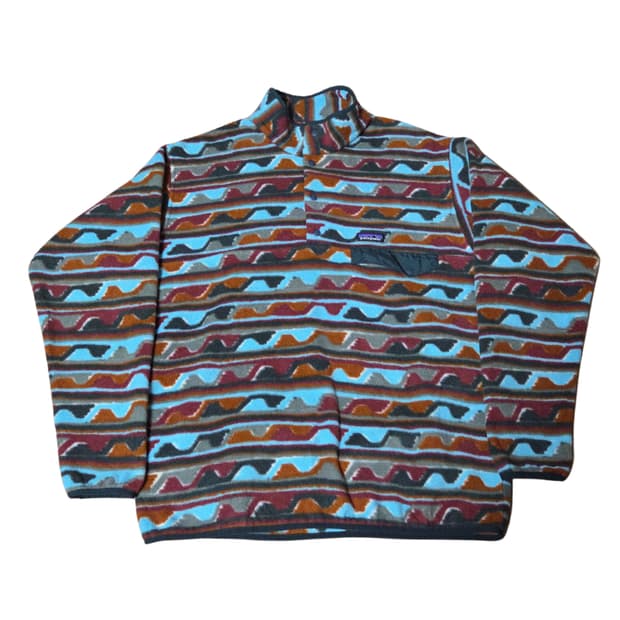 (XL)파타고니아 16s Mexico 물결무늬 패턴 신칠라 플리스