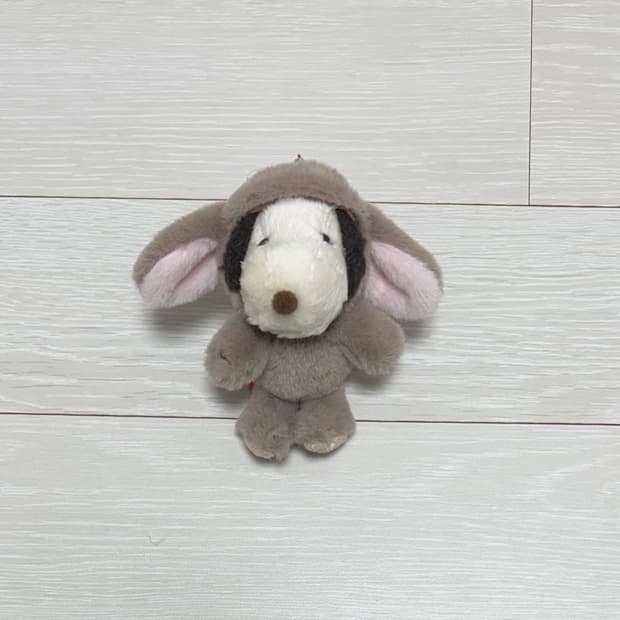 스누피 버니 토끼 키링 브라운 바니