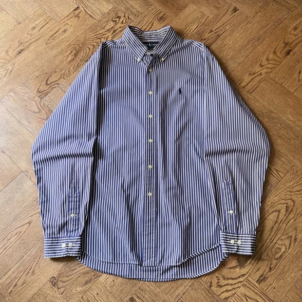 [L]폴로 랄프로렌 CLASSIC FIT 스트라이프 코튼 셔츠