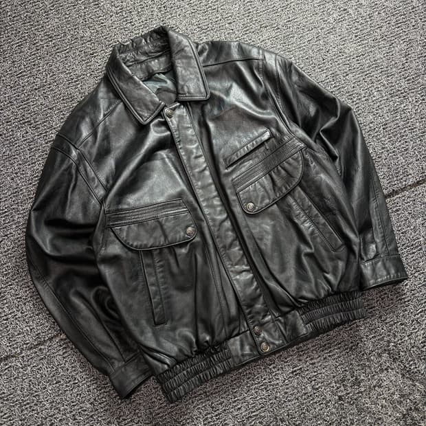 빈티지 아카이브 양가죽 봄버 자켓 2852