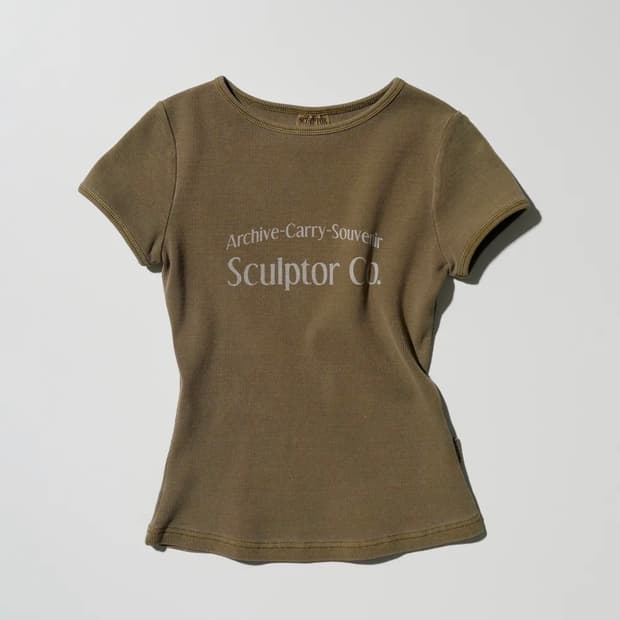 스컬프터 Archive Pigment Baby Tee Dusty Brow