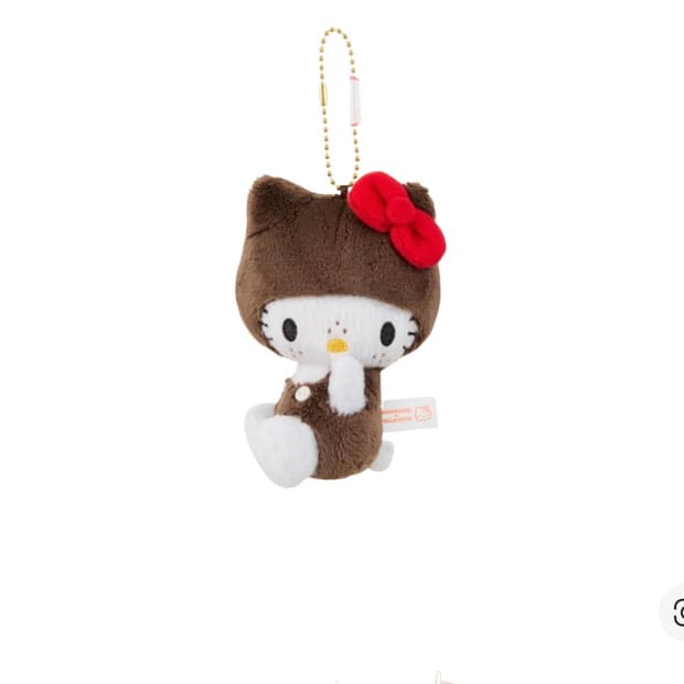 몬치치 헬로키티 50주년 콜라보 키링