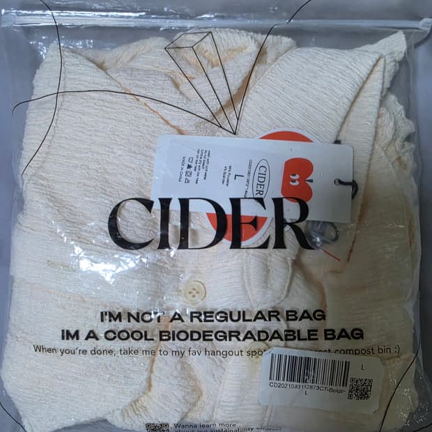 (새상품) 샵 CIDER 윤아 크롭 셔츠 L