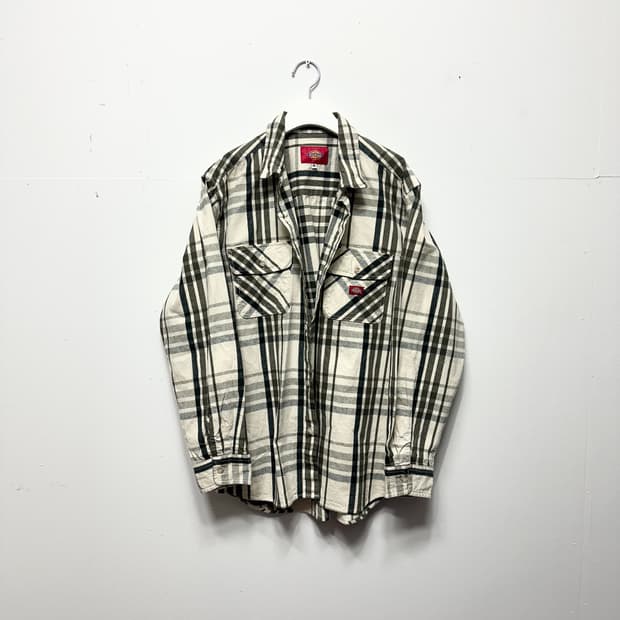 디키즈 플란넬 체크 셔츠