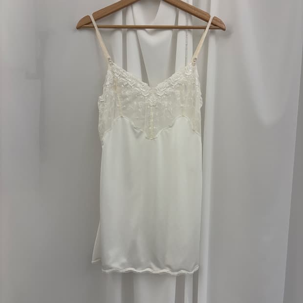 Balletcore White Floral Cami Top