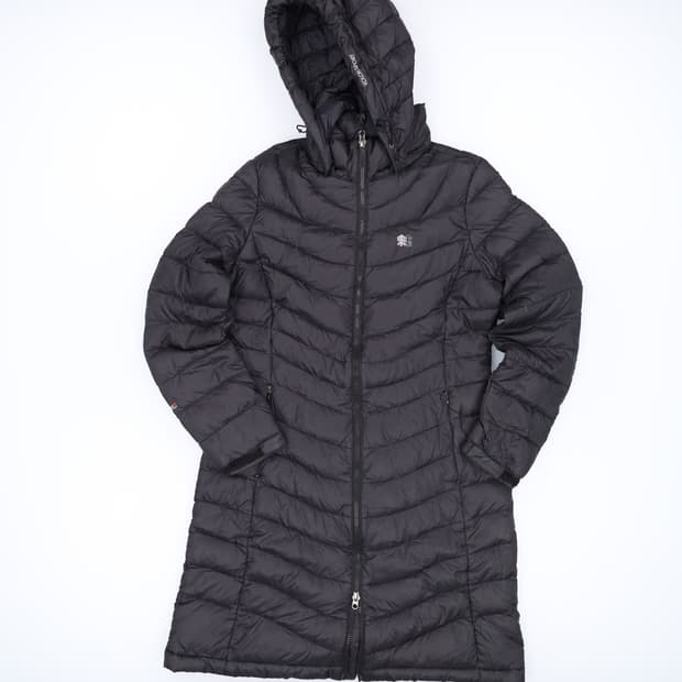 M정도 코오롱스포츠 여성 롱경량패딩 0325H1